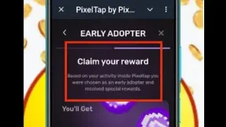 Claim your reward on Pixeltap by pixelverse #rewards.