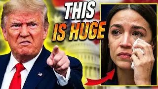 AOC Tries To LIE To Trump - He Drops The Evidence & She FREEZES