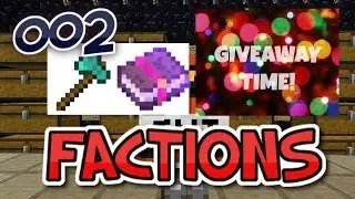 GIVEAWAY + SHARP 5 AXE | MINECRAFT FACTIONS AQUA E2