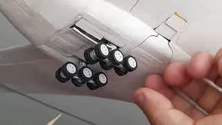 Tren de aterrizaje en papel y cartón, Landing Gear test Airbus A380. Paperboard, on progress.