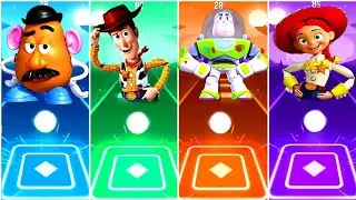 TOY STORY TEAM 🆚 POTATO 🆚 WOODY 🆚 JESSY 🆚 BUZZ LIGHTYEAR 🆚 TILES HOP EDM RUSH,🎶Who Is Best