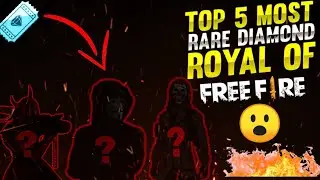 Top 5 Most Rare Diamond Royale Of Free Fire - Gaming With Bashi