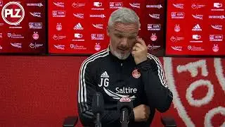 Aberdeen boss Jim Goodwin on the send off for Andy Considine