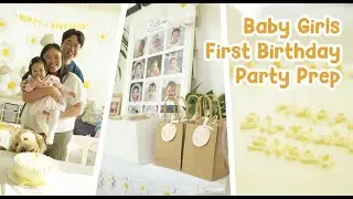 Baby Girls First Birthday Party Prep | DIY Party Prep | First Birthday Party Ideas | Mum Life