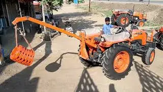 45 HP के Kubota ने उठाया इतना वज़न! | MU4501 New Tractor Lifting Power