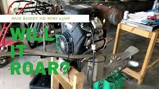 2006 Mud Buddy Surface Drive HD Mini Repair - Starter, Throttle, Belt Tension, Backwater Muffler