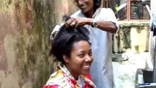 My Big Chop-Going Natural! 4B-Getting shaved in India!