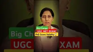 UGC NET 2025: PhD Score Validity Changes Explained