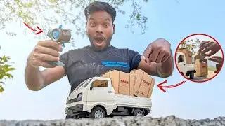 Unboxing and Testing Rc Mini Truck Chhota  Hathi Tempo ₹800 Comercial Transport Truck