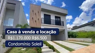 🏡 Casa Moderna à Venda ou Locação no Condomínio Soleil | Bairro Ondas – Piracicaba/SP