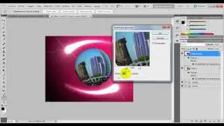Tutorial Photoshop Fondo Cometa Esfera 3D