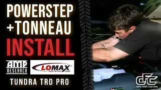 PowerStep + Tonneau Upgrade on a 2025 Tundra TRD Pro | AMP Research PowerSteps & LOMAX Cover Install
