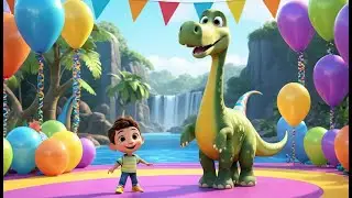 Dino Shake Shake &mdash; Roar and Move! | Fun Dinosaur Song for Kids | Sing Along Nursery Rhyme