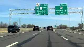Ohio Turnpike (Exits 140 to 142) eastbound