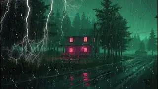 Drift into Deep Sleep 🌩️ Relaxing Rain and Gentle Thunder to Clear Your Mind and Rest