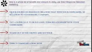 Benefits of Direct Response Advertising
