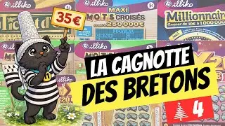 🍀 Mission Grattage : LA CAGNOTTE DES BRETONS DE LA FIN D'ANNÉE - ÉPISODE 4 POUR 35 € ! 🤍🖤