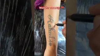 Coverup Tattoo 💔| Wings 🪽 Tattoo | Ujjain📍#coverup #wingstattoo #viral