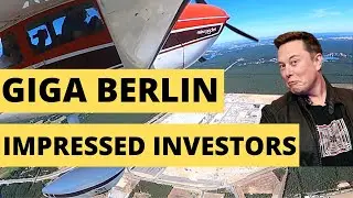 Tesla Giga Berlin впечатлила UBS и крупных инвесторов после посещения завода