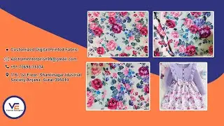 Digital Fabric Printing Process | Customized Digital Printed Fabric for Fashion & Kids Wear
