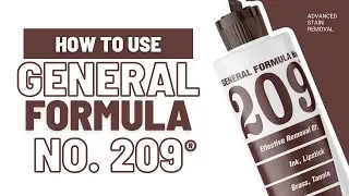 How to Use General Formula No. 209 for Advanced Stain Removal | On the Spot&trade;