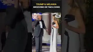 #watch | Trump and Melania's Candid Moments: From Awkward Kisses to Dancing on YMCA Song Together
