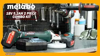 A TRADETOOLS EXCLUSIVE 😱🔥 Metabo 18V 5.2Ah Brushless Cordless 2 Piece Combo Kit - AU68206900