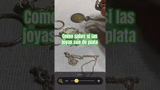Como saber si una joya es de plata #hobbies #plata #silverjewelry #joyasdeplata #tips #diy #shorts