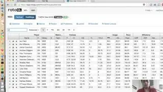 Саахил Суд (бывший Максдалури) разбирает список игроков НБА с RotoQL (часть 2)