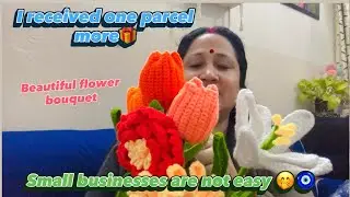 My small business grow up 🧿\crochet items low price/beautiful bouquet only 1000₹🥳 #crochetprojects