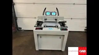 Used Offset Plate Punch for sale   425 mm bacher with cross cocking   Heidelberg Shinohara Hans Gron