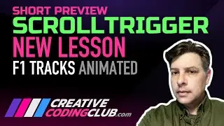 Sneak Peek: New lesson using ScrollTrigger and SVG Animation