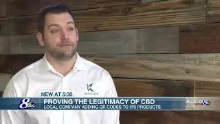 Krystilion CBD Products on the News for QR Codes Proving Legitimacy of Products!!