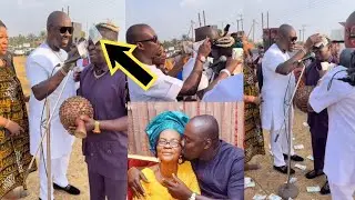 Dollar Rain On Anyidon At Obi Cubana Mother’s Memorial Ceremony In Oba Anambra