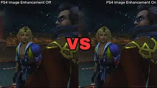 Final Fantasy X HD Remaster (PS5 Pro): PS4 Image Enhancement Comparison
