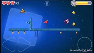Red ball 4 level 54 (moon levels)