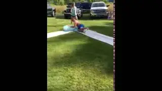 Slip & Slide kickball