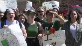Michigan State University students rally for gun reform, call for end of gun violence