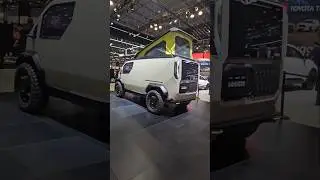 Концепт электрофургона Kia PV5 WKNDR представлен на Международном автосалоне в Нью-Йорке