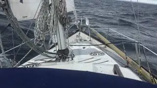 Littlewing beats to Windward. Kings Cruiser 29.