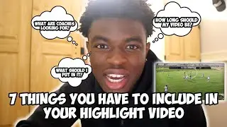 7 Important Things You HAVE To Include In Your Highlight Video | Student Athlete Corner
