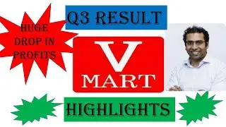 V Mart Retail Q3 Result Highlights | Huge Drop in YOY Profits