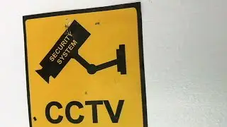 REALISTIC DUMMY Security Camera with Blinking Red Light -Install