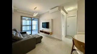 Apartamento mobiliado para alugar no Air Brooklin com 2 dormitórios, próx metrô @imoveis.saopaulo