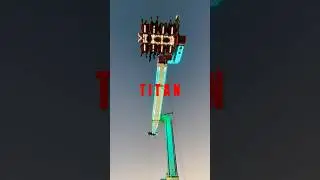 Titan (OC Fair 2023) - #ocfair #titan #costamesa #california #extremeride #fun #intense #shorts