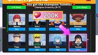 Я потратил меньше 200 тысяч сердечек, чтобы получить Юмеко в Anime Fighting Simulator Endless (AF...