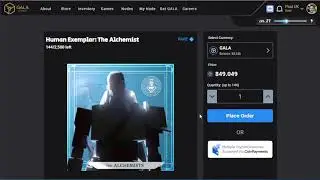 How to buy an NFT on Gala Games [Mirandus Human Exemplar]