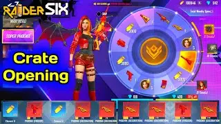 Raider Six Super Phonenix Crate Opening | Super Phonenix Lucky Spin | Raider Six Game Crate Opening