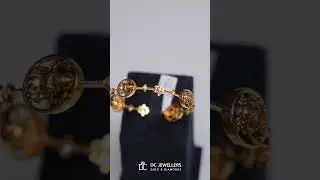 A Bangle that Sparkles with its Own Unique Charm! #dcjewellers #gold #bangles