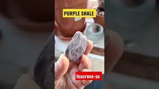 PURPLE SHALE  - SHALE PURPURA #cristal #crystal #shorts #crystalhealing #crystalhealing #shalestone